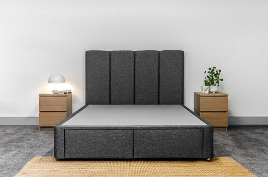 FLUTED Belmont Noosa Headboard + Bed Base